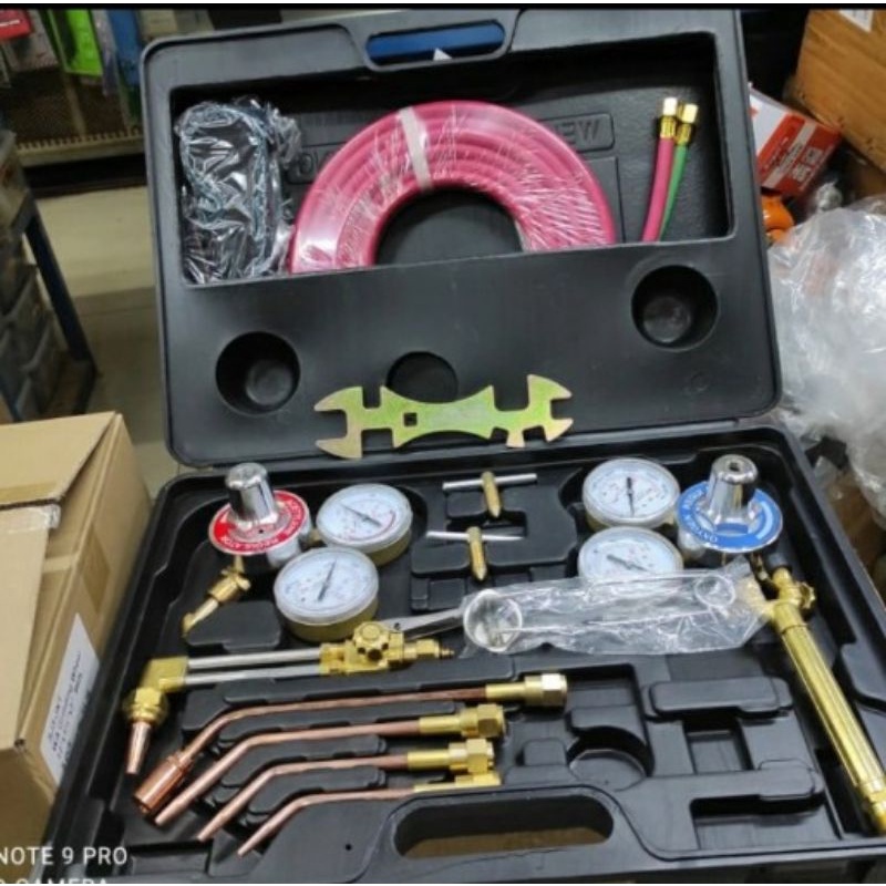 welding cutting set alat las oxygen acetylene