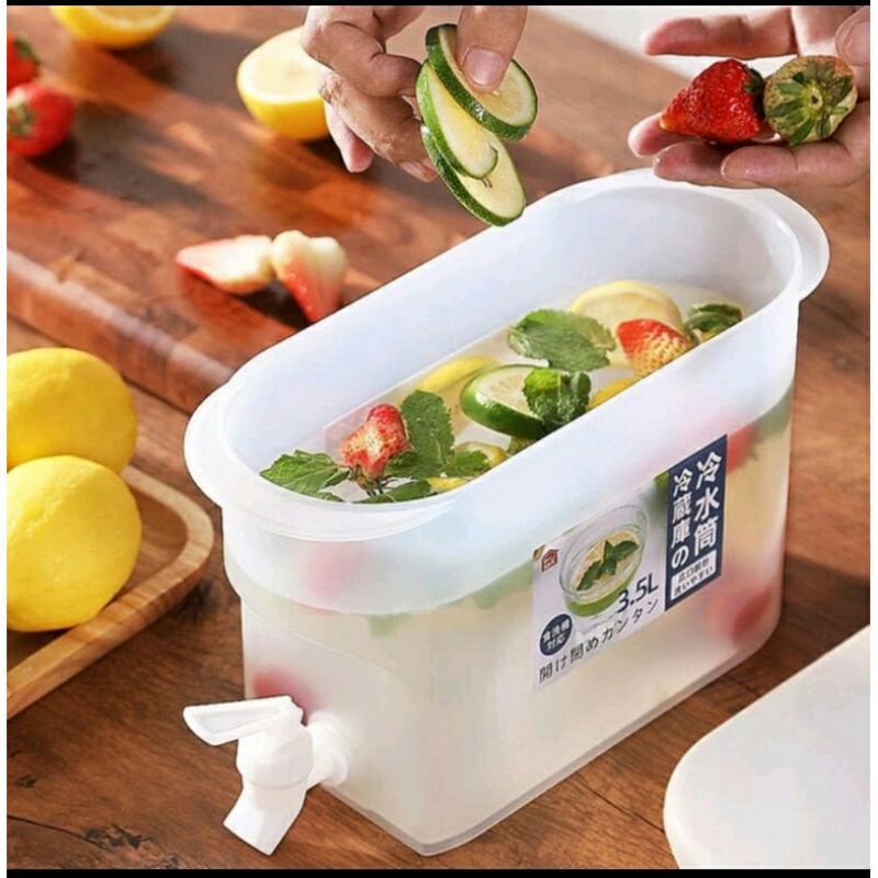 Dispenser air minum dingin juice tank kulkas / dispenser juice kulkas