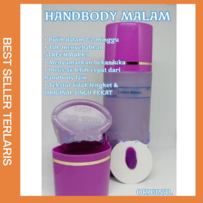ORIGINAL HB PEMUTIH UNGU / HANDBODY SKINGLOW WHITENING / HB UNGU DOSIS TINGGI/ HB SKIN GLOW