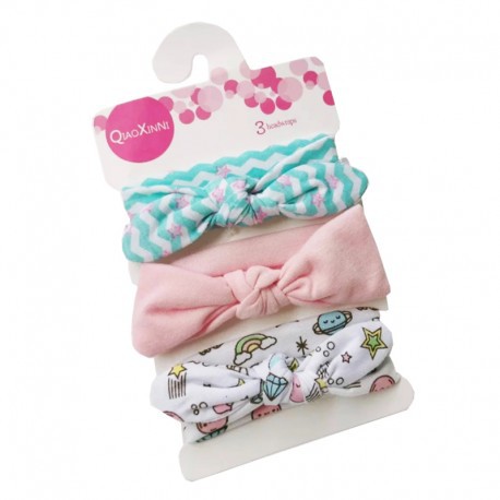 Bandana Bayi 3in1 Headband Baby isi 3 Bandana Bayi Anak Bando Bow Knot Headband Babymaniashop