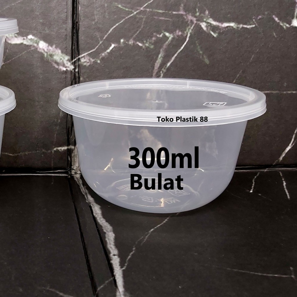 Food Container Box Makanan Wadah Plastik Mangkok 300ml Food Container Box Makanan Wadah Plastik Mangkok 300ml