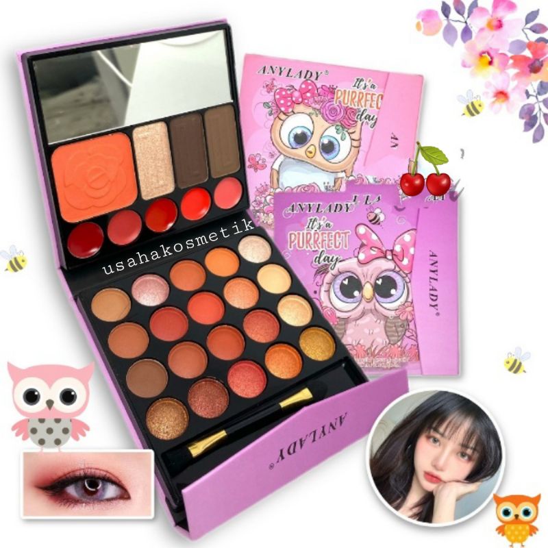 EYESHADOW ANYLADY SWEET MAKEUP FREE  KUAS MAKE UP NO.8659H