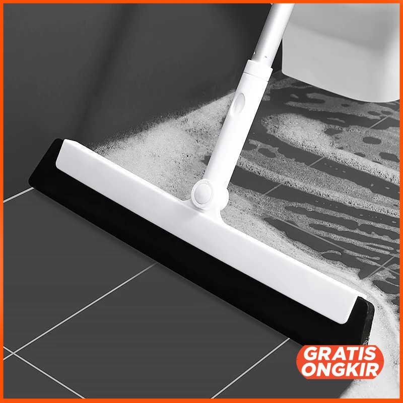 Sapu Karet Rubber Broom Floor Collapsible Sweeper - LF00218