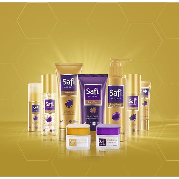 SAFI AGE DEFY SERIES(Gold Water Essence-Serum-Youth Elixir-Serum-Eye Cream-Night Cream-Day Emulsion)