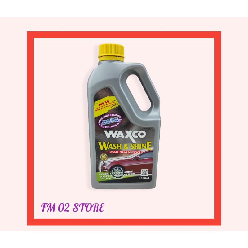 Waxco Wash & Shine 1000ML Sabun Pencuci Mobil