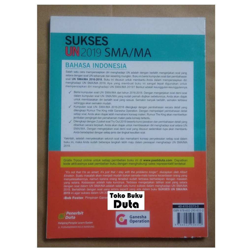 Buku Kumpulan Soal Un Bahasa Indonesia Sma 2019 Sma Shopee Indonesia