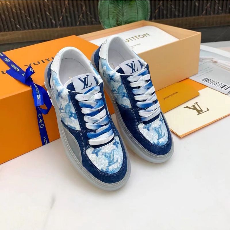 sepatu lv sneaker wanita mirror quality lou is vuitton shoes cewek