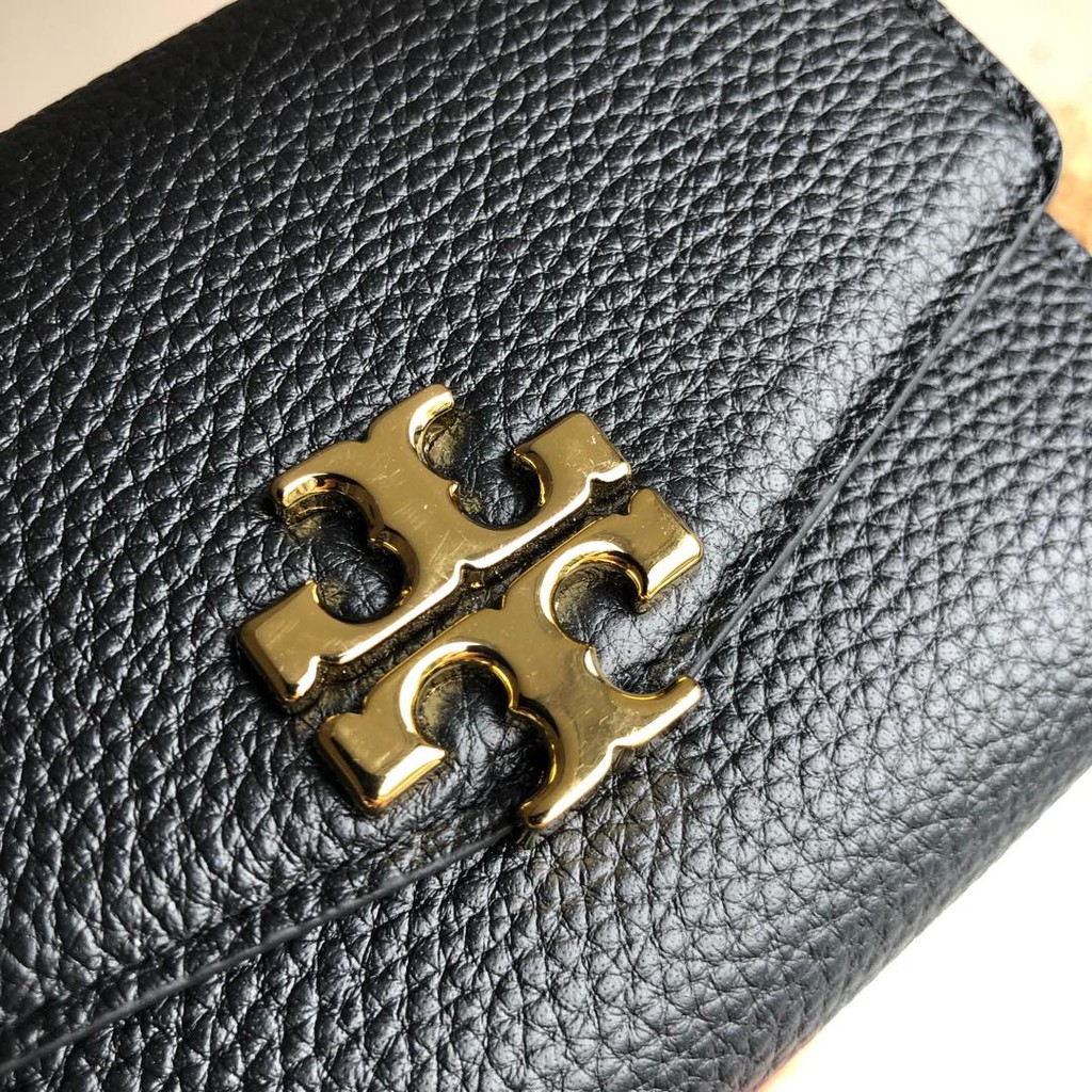 (SameDay Grab)  Original TB head layer cowhide women's short purse folding purse