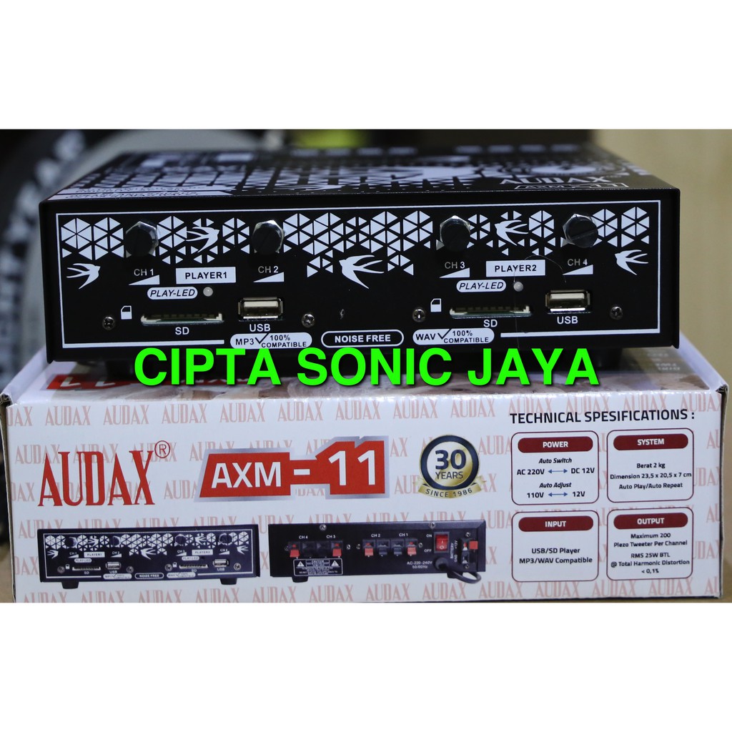 amplifier mesin walet audax AXM11