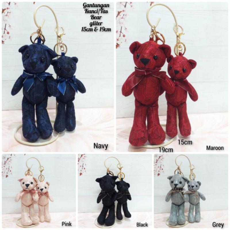 Gantungan Kunci Bear Boy&amp;Girl (Harga Satuan)