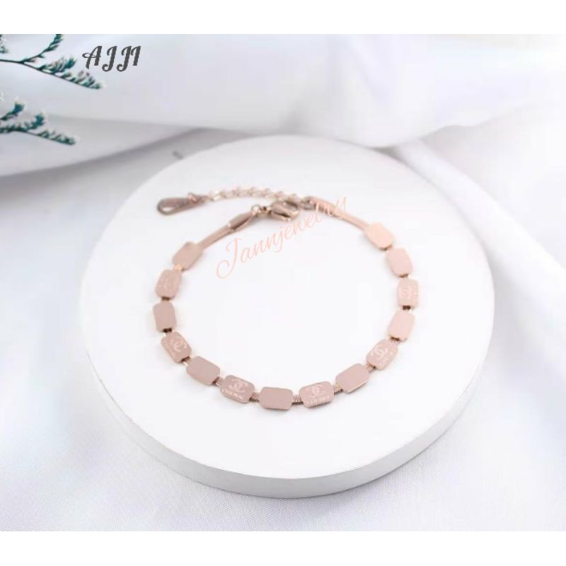 gelang serut titanium new model aneka warna &amp; model cantik