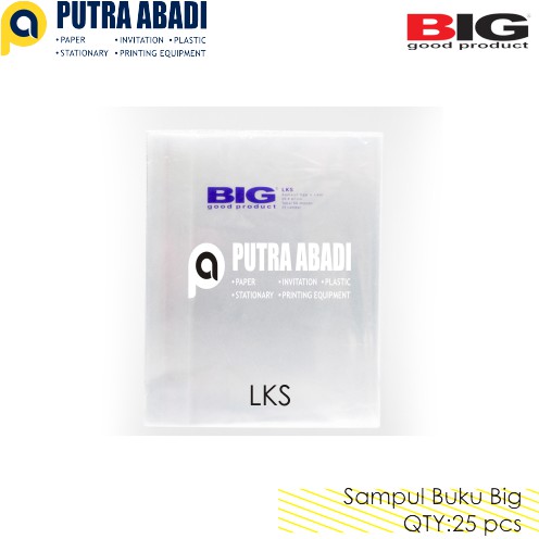

Sampul Buku Plastik OPP Big LKS Lem Sealing (isi 25 lembar) Tebal 50 Mikron