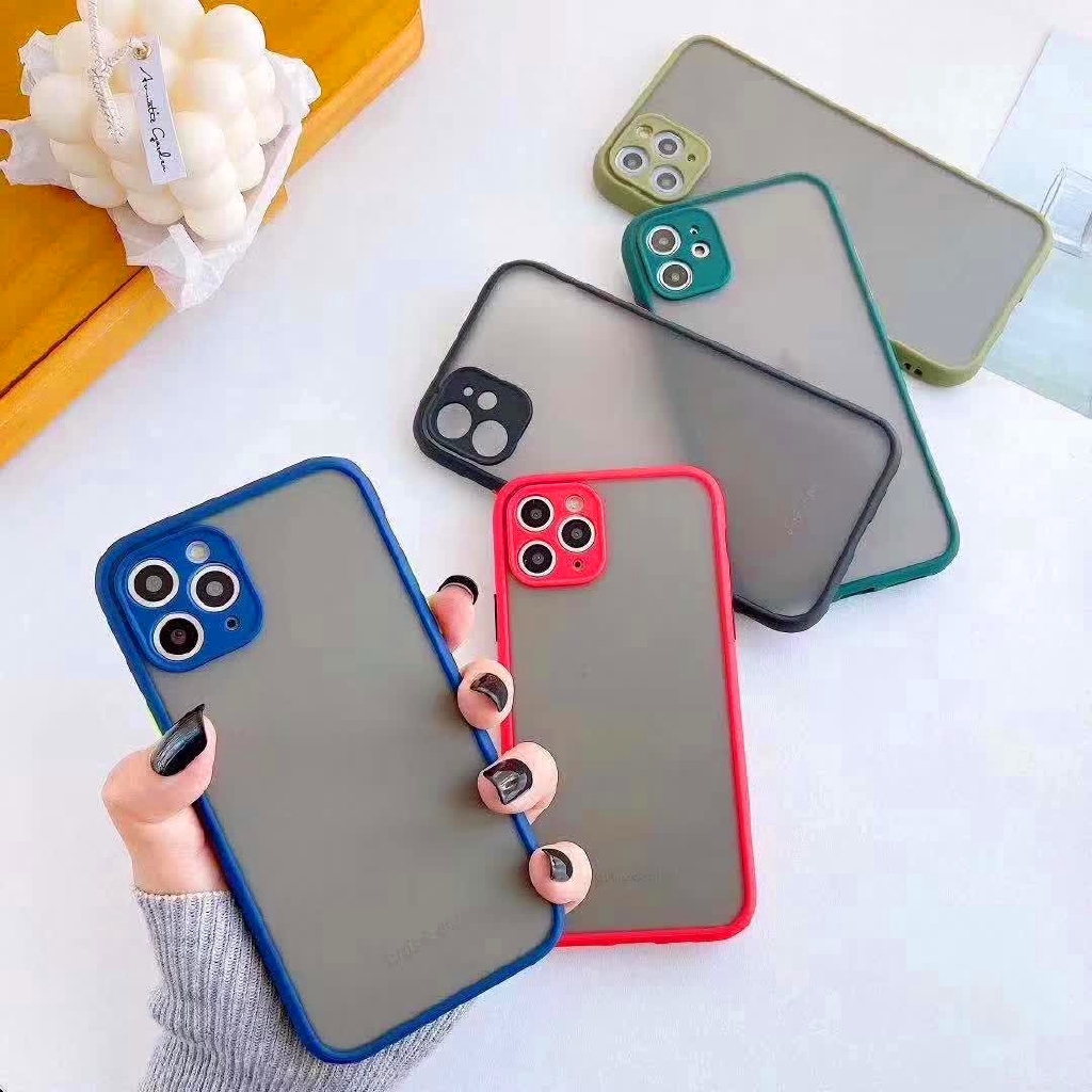 Soft Case Pelindung Lensa Penuh Matte Untuk Iphone Se 2020 X Xs Max Xr 6 6s 7 8 Plus 11 Pro Max