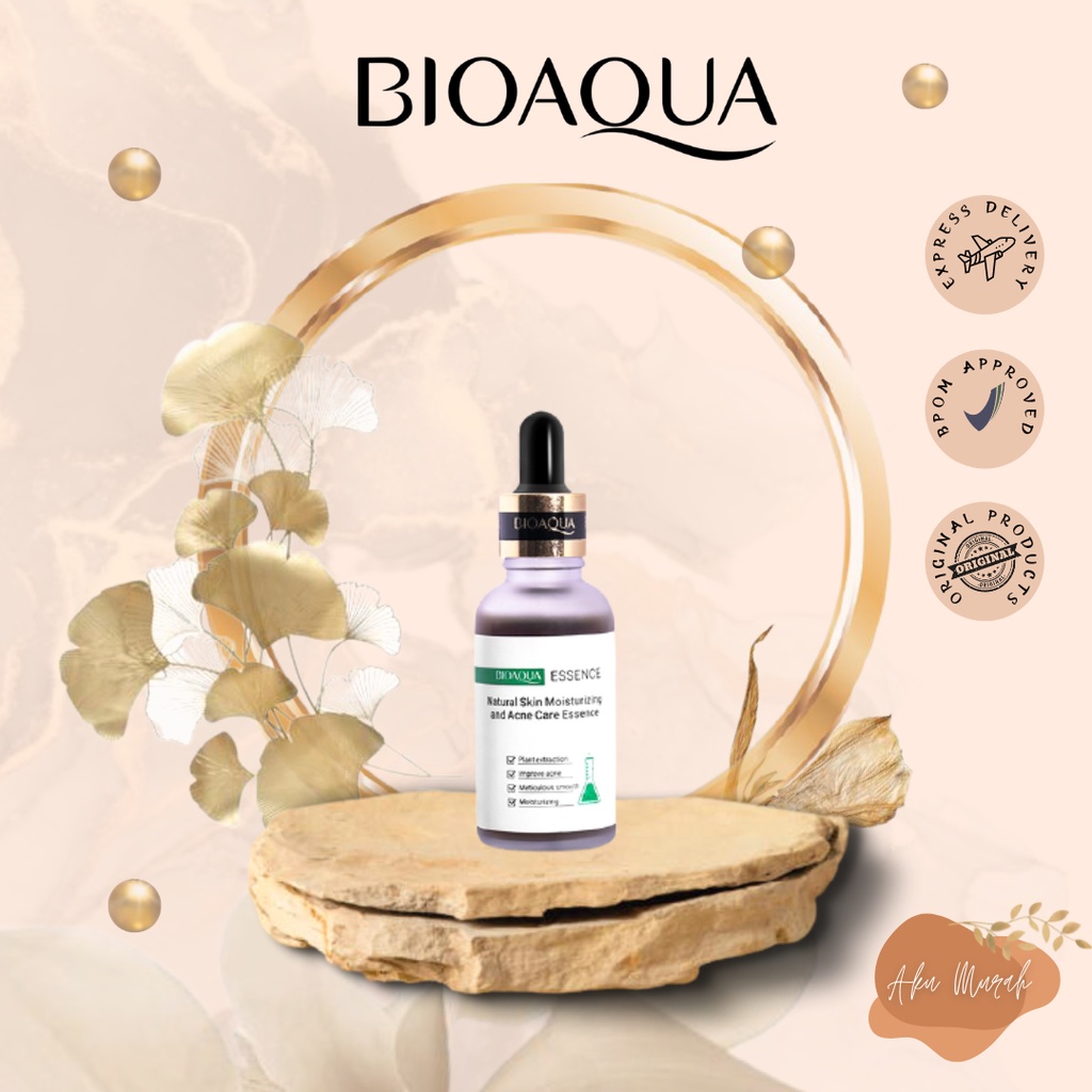 ✨ AKU MURAH ✨Bioaqua Natural Skin Moisturizing And Acne Care Essence 30ml / Serum Bioaqua