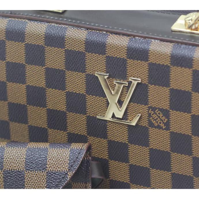 Tas Wanita Tas Lv Doctor Diamond 2 In 1 Free Boneka Branded Import Mu
