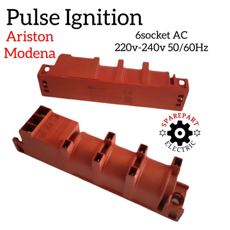 PULSE IGNITION - PEMANTIK KOMPOR GAS ARISTON MODENA LENGKAP 2 4 6 SOCKET ARUS AC &amp; DC