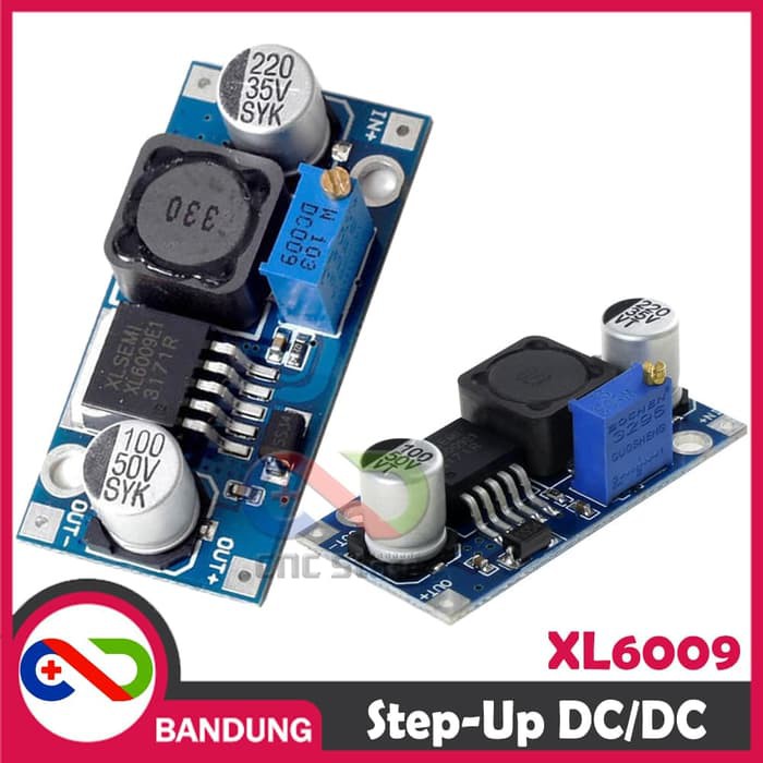 XL6009 DC-DC ADJUSTABLE STEP UP POWER SUPPLY MODULE