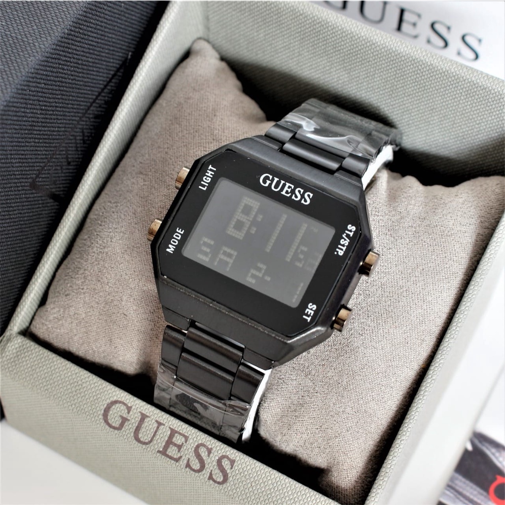 Jam Tangan Guess Digital Stainless Original PROMO 