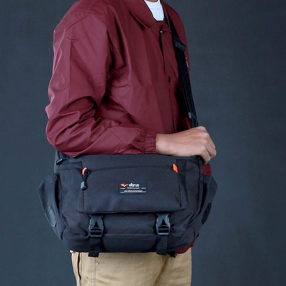 Tas Selempang Pria - Cowok Tas Sling bag Slempang Kerja Distro Besar Murah Tas hp kamera ori OL81 ➲
