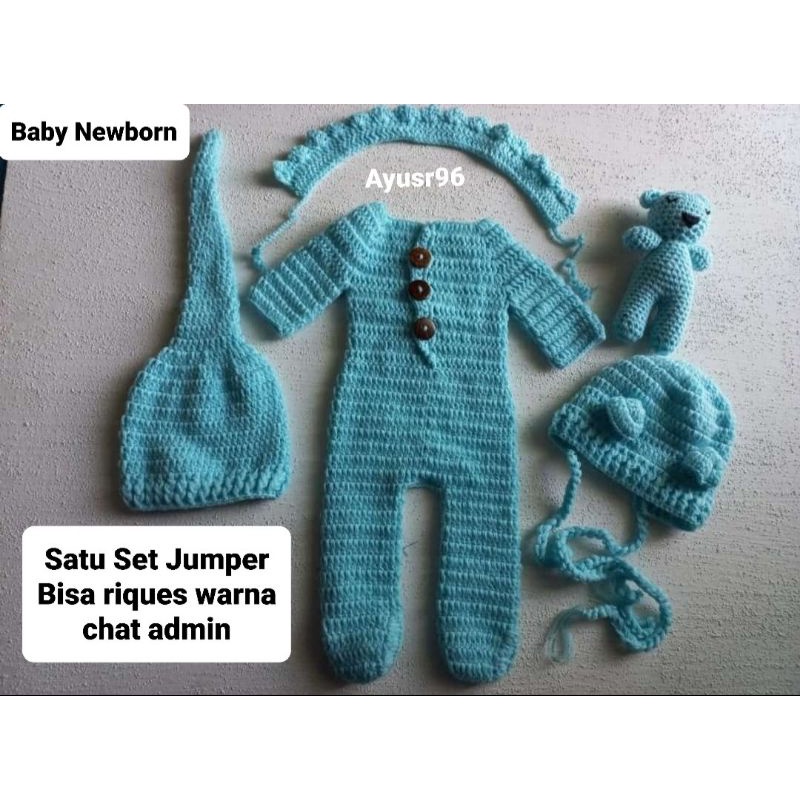 Jumper Bayi Lucu Karakter Kostum Bayi rajut