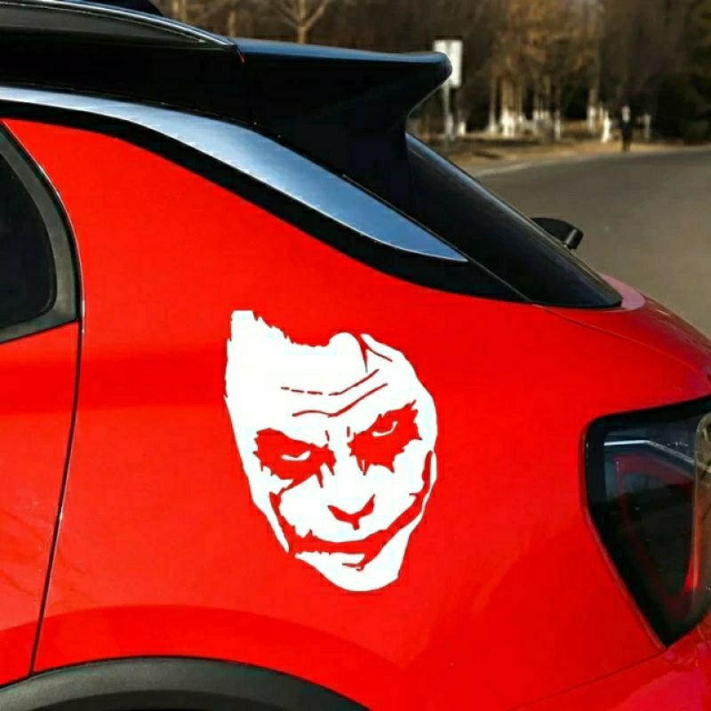 stiker Joker, stiker Cutting Joker, stiker mobil, motor , laptop