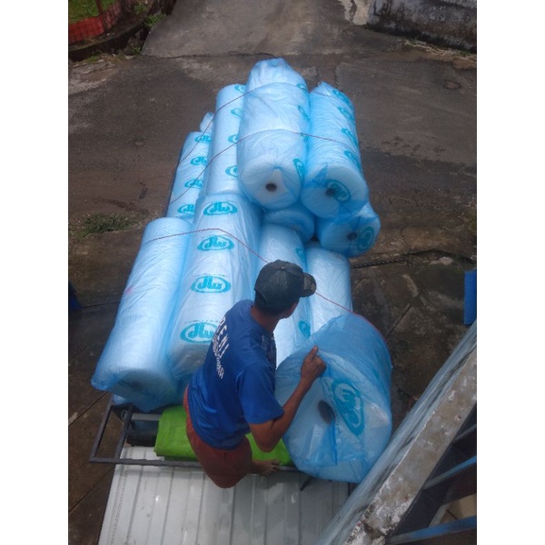 

PLASTIK BUBBLE WRAP 50METER x 125cm (per rol) BUBBLE WRAP PALEMBANG MULIA PACK 1 ROLL BUNGKUS BIRU (GARANSI PECAH GANTI BARU)