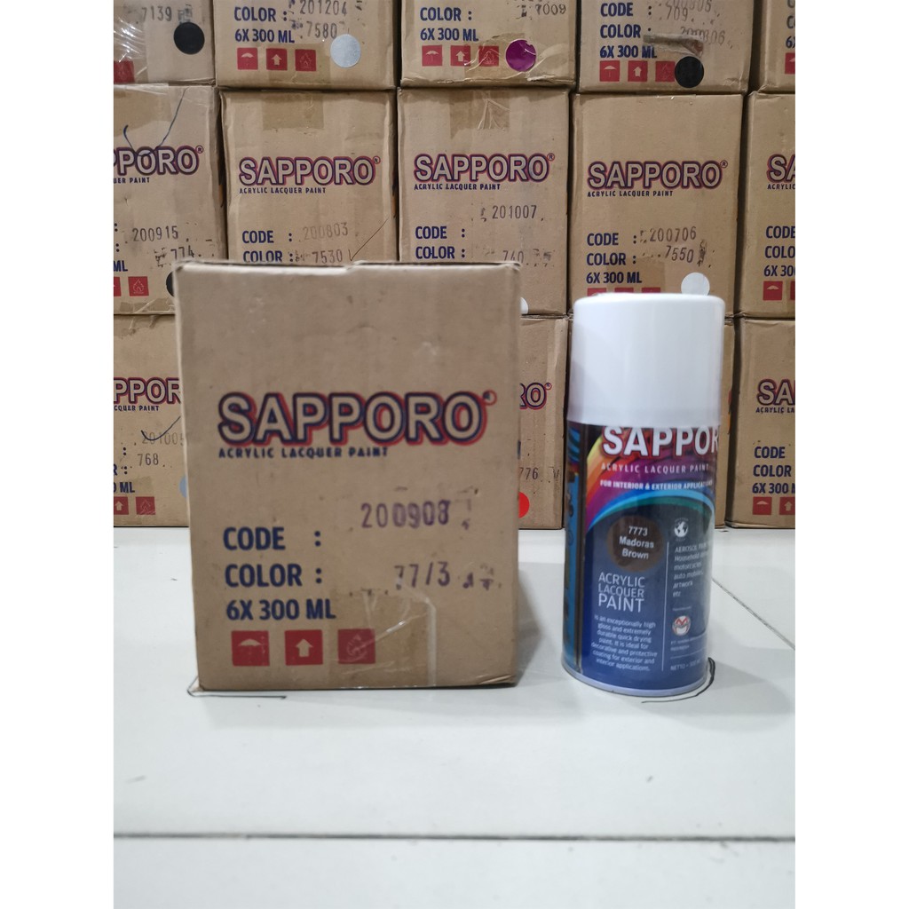 Cat Semprot Sapporo Paint 7773 Madoras Brown