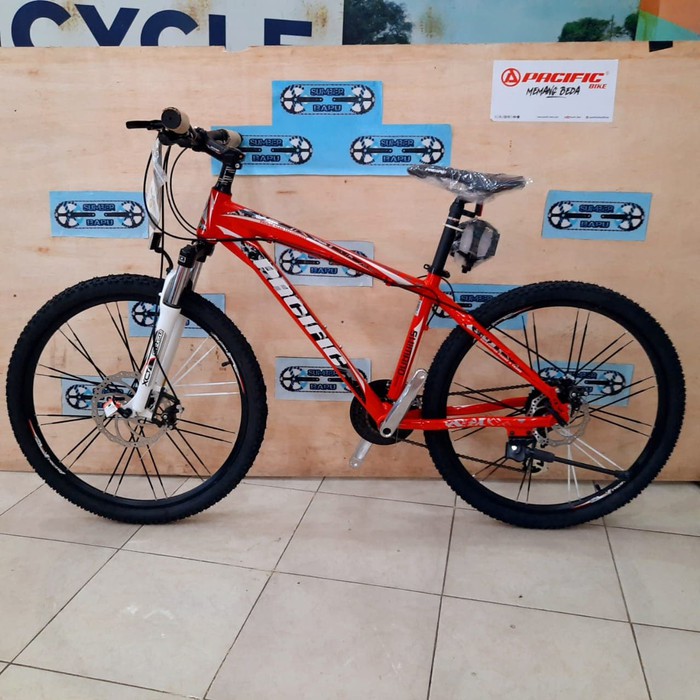 Unik SEPEDA GUNUNG MTB 26" PACIFIC ESPLENDID 8.0 groupset shimano ALTUS 24s Berkualitas