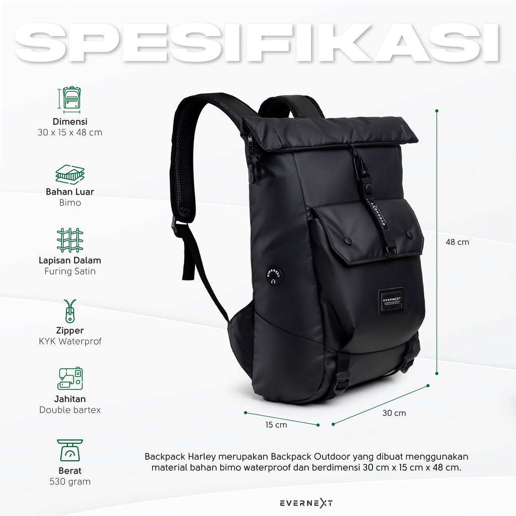 Tas Ransel Pria Wanita Waterproof Backpack Tas Ransel Punggung Terbaru