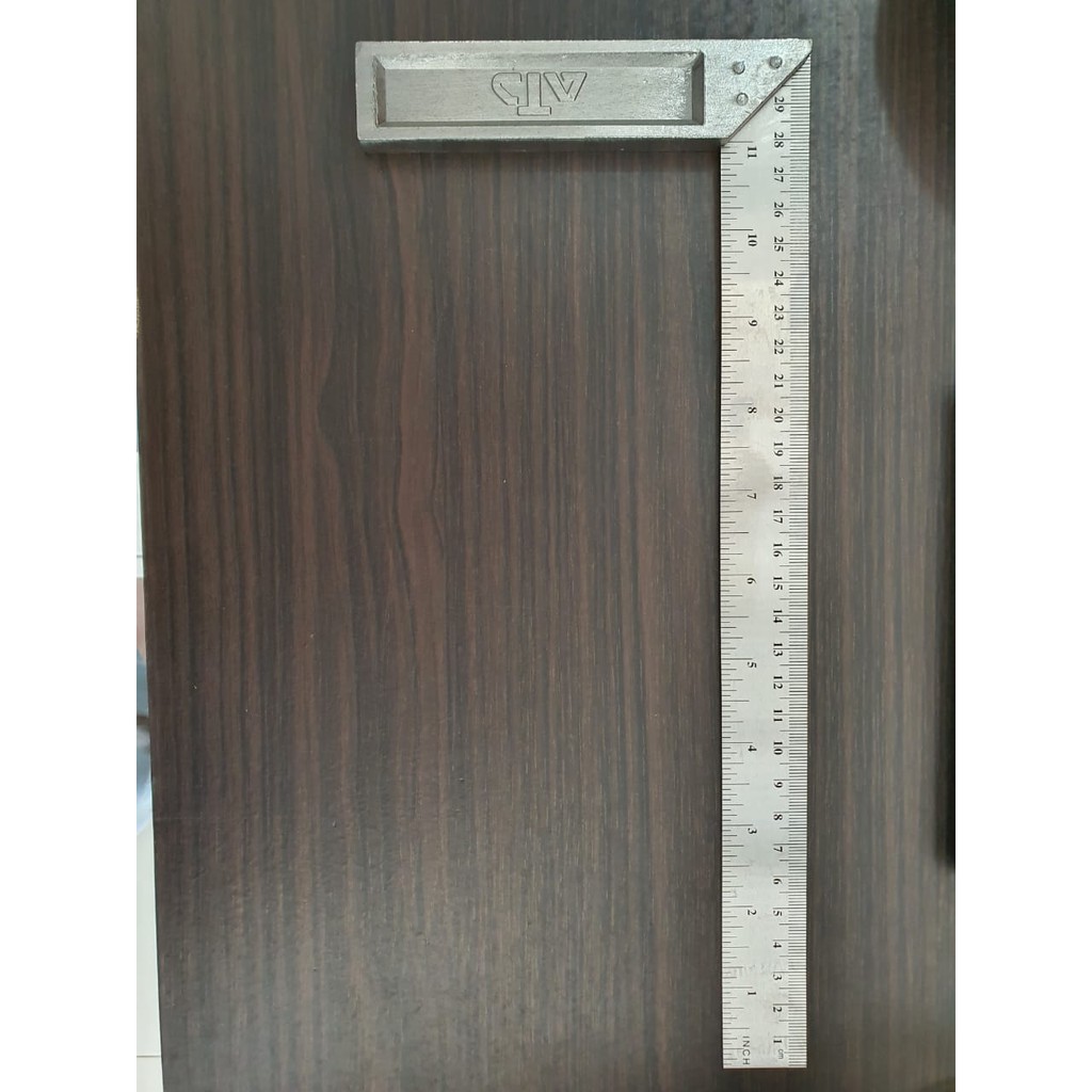 

PENGGARIS SIKU L / PENGGARIS SIKU TUKANG BANGUNAN 30cm (12") ATS