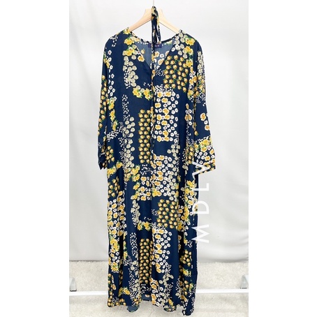 MDLV ~ 91911# Terrina Loose Dress Premium Dress Maxi Import