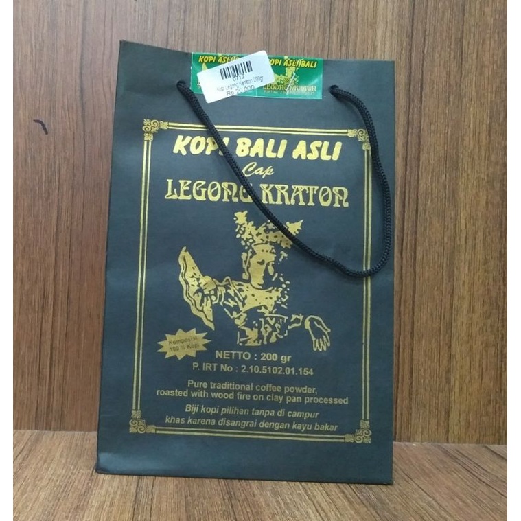 

Kopi Bali LEGONG KRATON Robusta 200gr Khas Bali