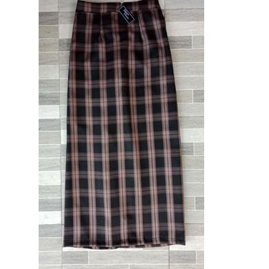 Terjangkau - Rok motif kotak kotak / rok tartan / rok span panjang / rok korea / rok kotak kotak pan