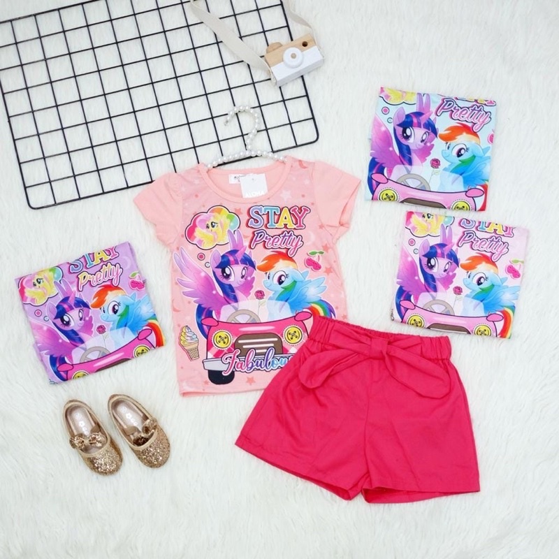 SETELAN ANAK ALOHA KAI KUDA PONY