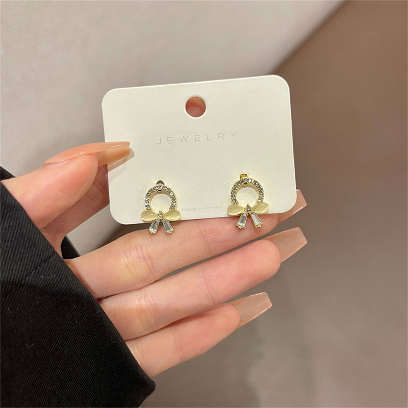 Anting Tusuk Sterling Silver 925 Model Pita Untuk Wanita