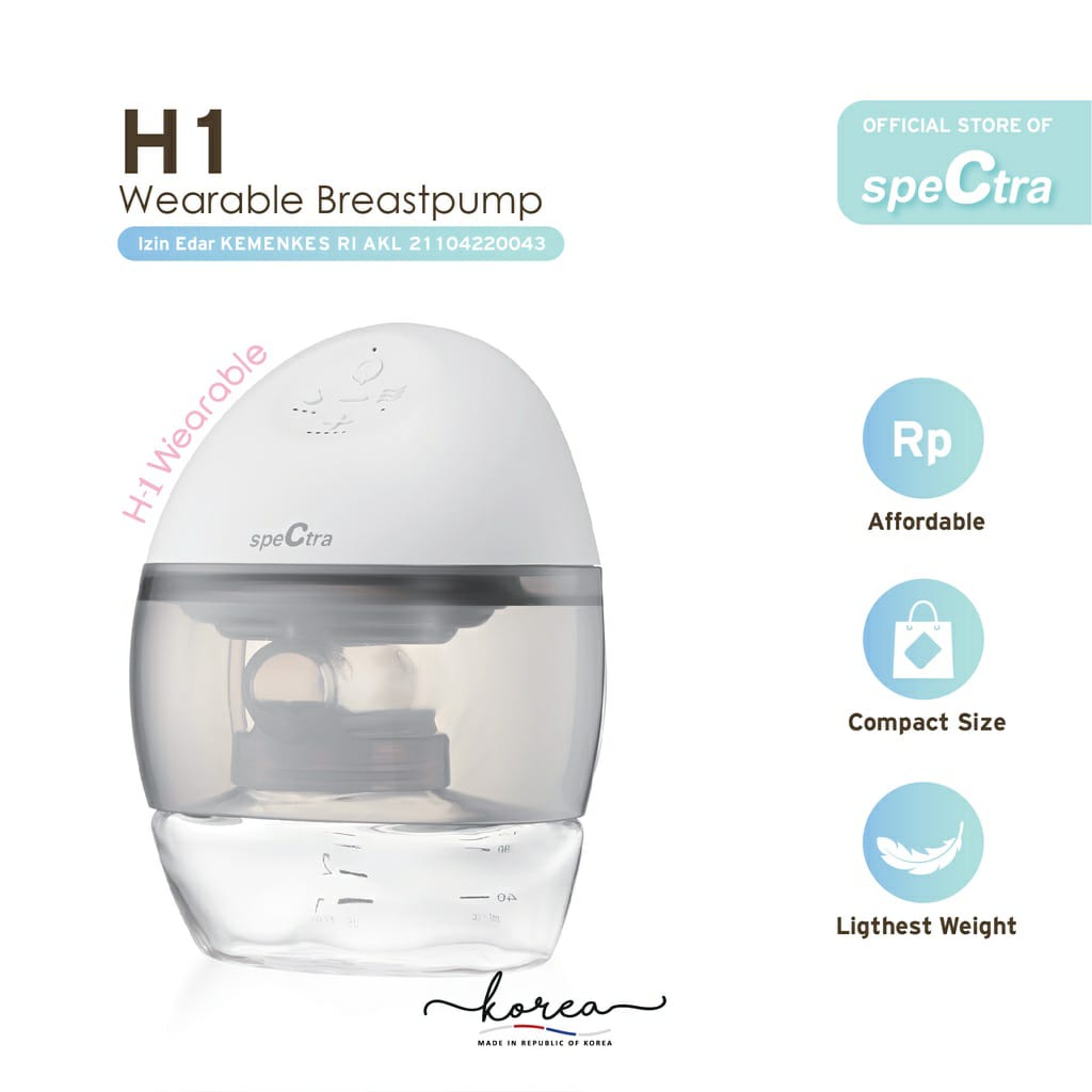 Spectra Wearable H1 Electick Breast Pump - Pompa ASI Elektrik