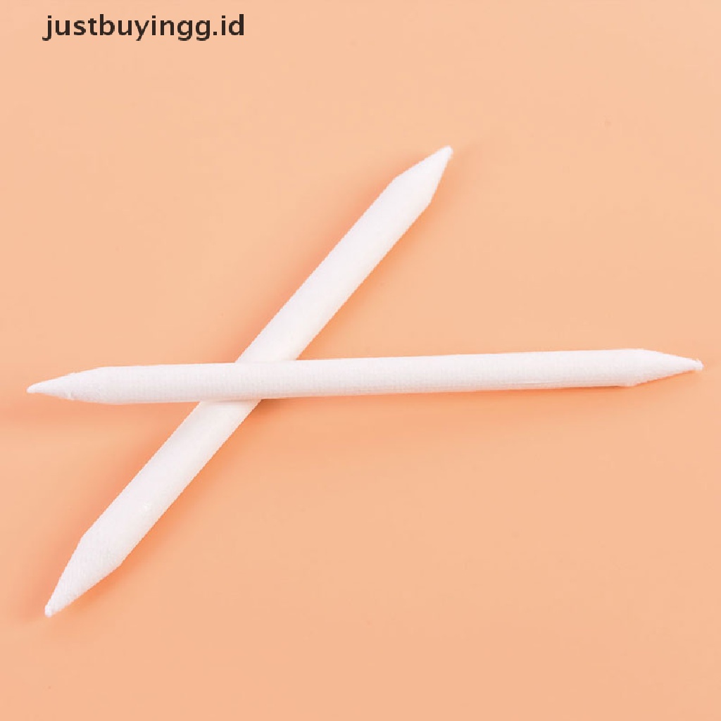 (Justbuyingg.Id) 6pcs / Set Stik Blending Tortillon Warna Putih Untuk Sketsa / Gambar