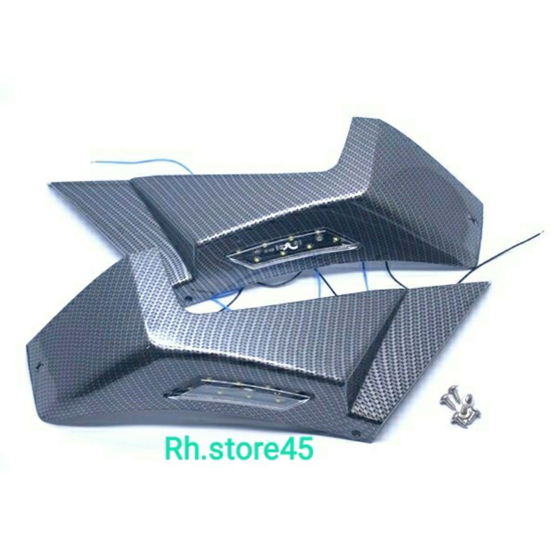 VARIASI. LAMPU SOROT KAKI AEROX 155 CARBON