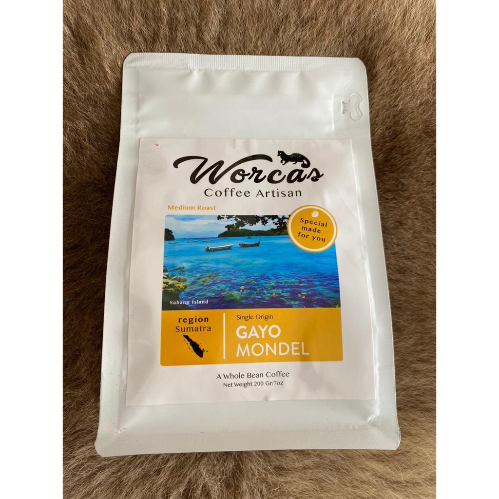 

WORCAS COFFEE GAYO MONDEL 200 Gram | Medium Roast