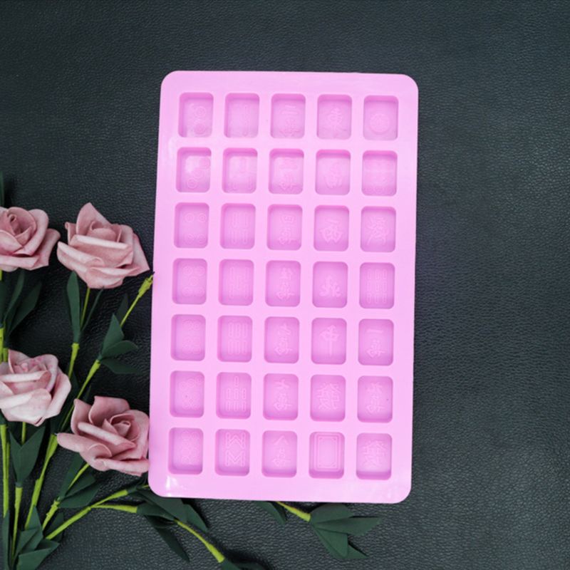 SIY  DIY Silicone Small Mahjong Mold Crystal Drop Gel High Mirror Creative Mold Handmade Accessories