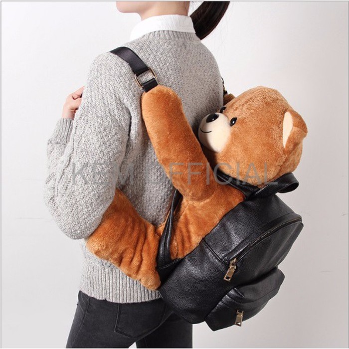 TAS WANITA TAS CEWEK Supplier Tas beruang Tas boneka 3D Tas kecil