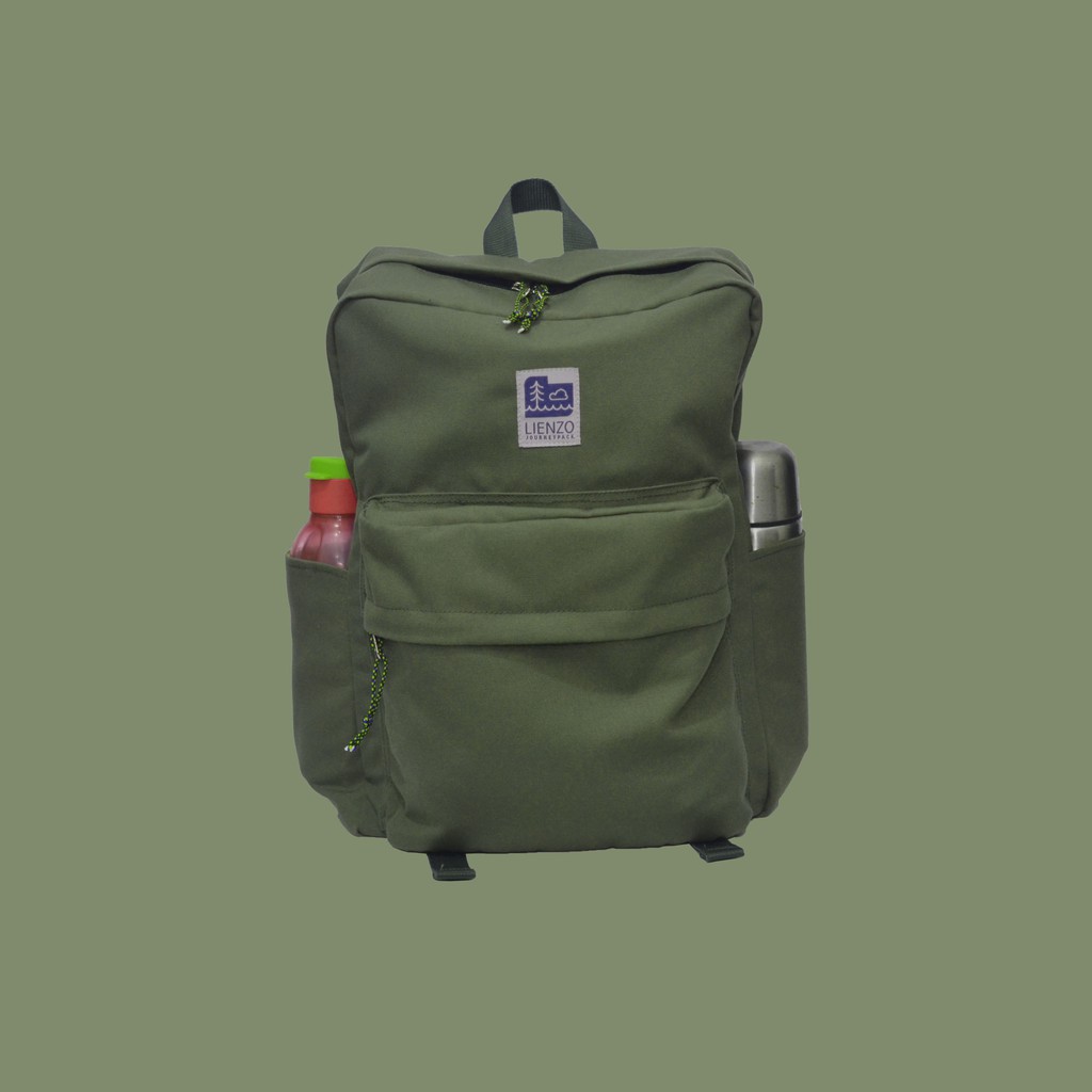 Tas Ransel Casual Keren Merk Lienzo Catha Army Murah Original Shopee Indonesia