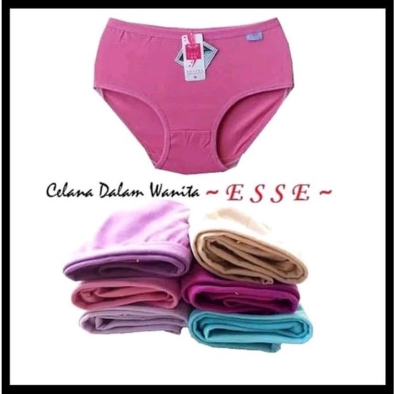 1 Lusin || Cd ESSE Wanita Dewasa || Size M-L-XL-XXL-3XL || Really Pict ||