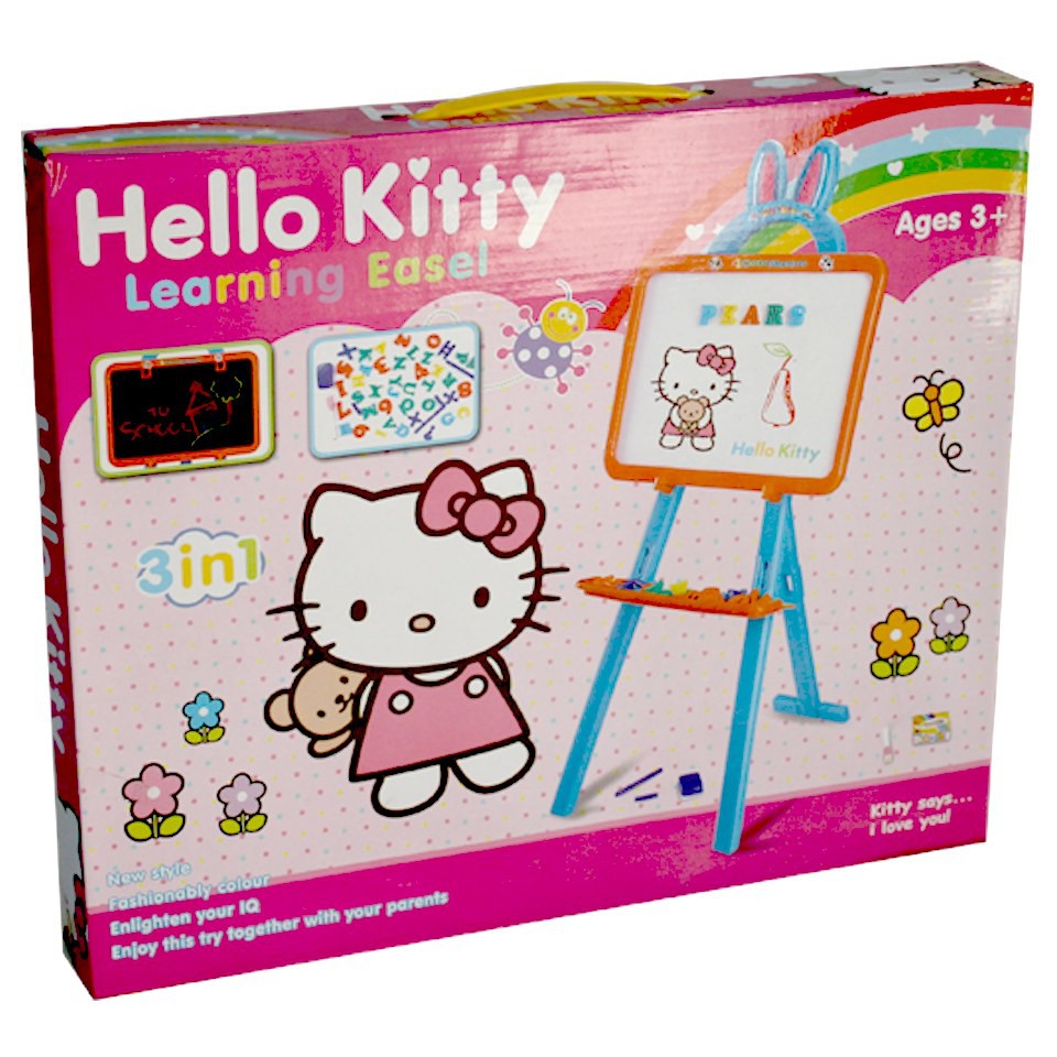 mainan learning easel hello kitty / magnetic learning case