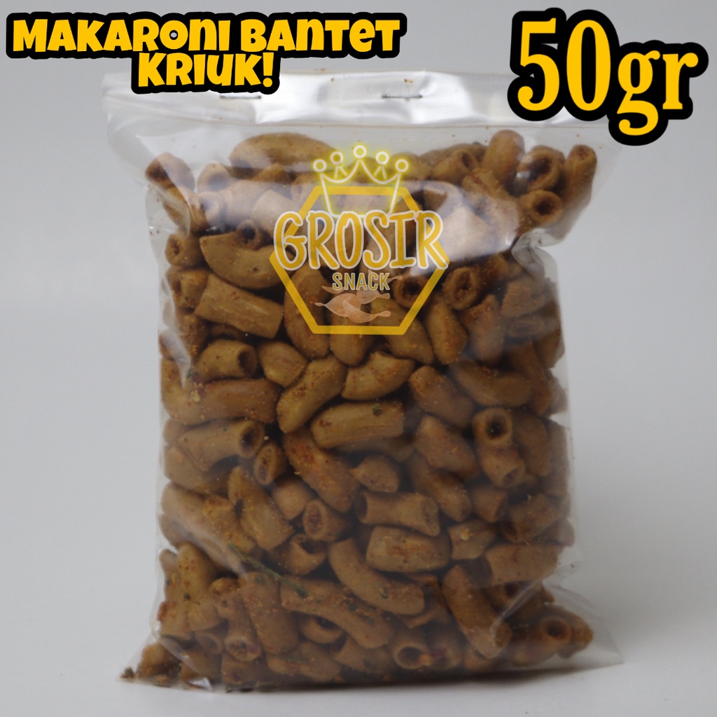 Makaroni Bantet Kriuk Seblak 50gr+ Daun Jeruk grosir murah