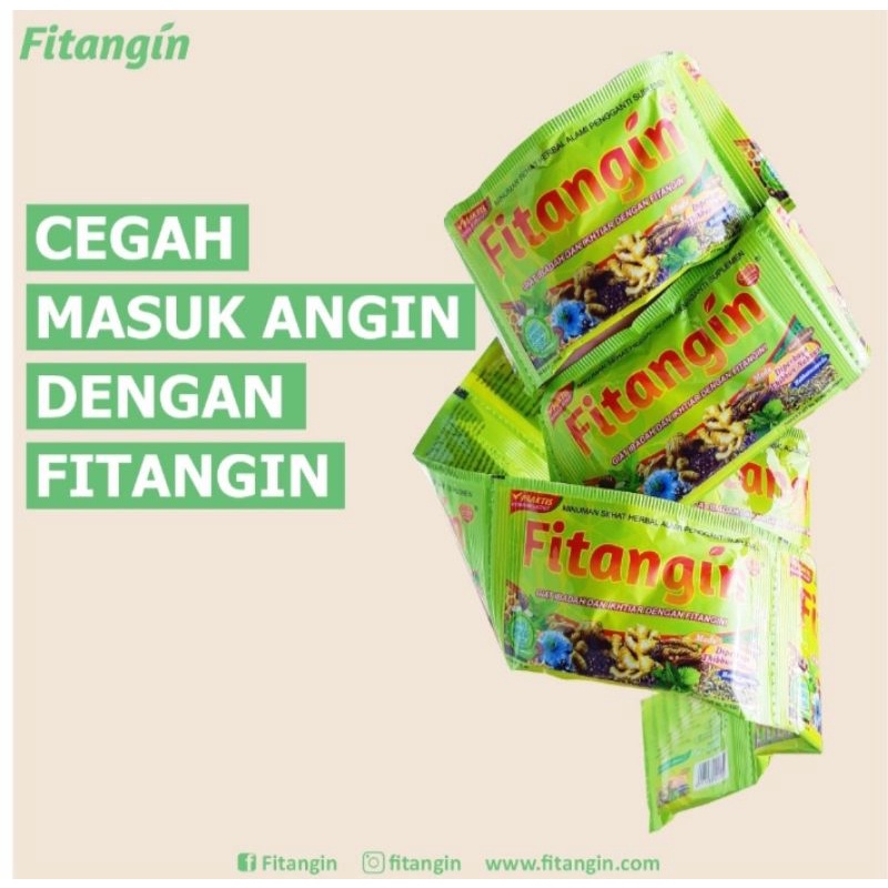 

FITANGIN TUBUH FIT BEBAS MASUK ANGIN ( JUAL PER SACHET )