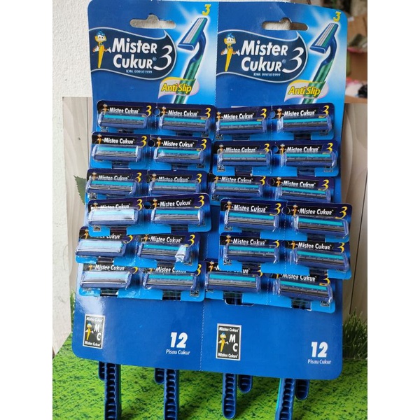 ALAT CUKUR KUMIS BIRU MATA 3 PER PCS