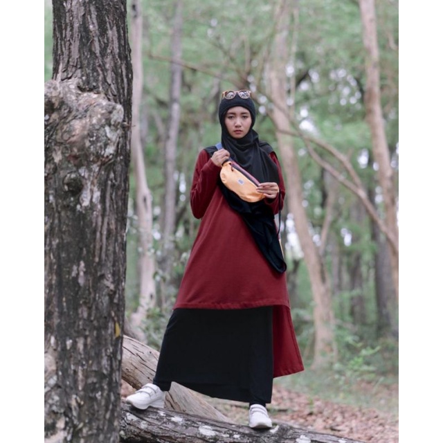 Tunik loose with oversize design set rok #NAVARA NEANA