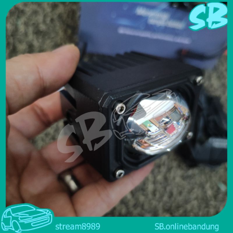 Autovision Fog Light Borneo Lampu Biled Projie Single Lens Foglamp
