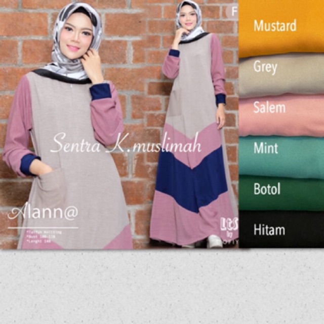 Dress alana ori by sentra K muslimah